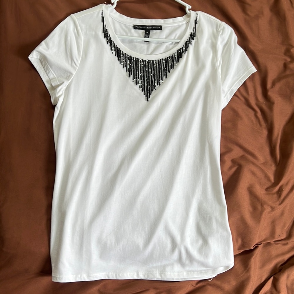 White House Black Market bedazzled shirt